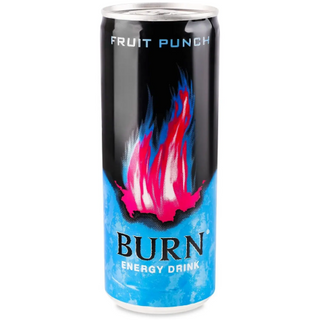 Напій енергетичний Burn Fruit Punch б/а сильногазований 250мл