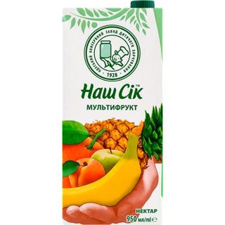 Нектар Наш Сік мультифрукт 950 мл