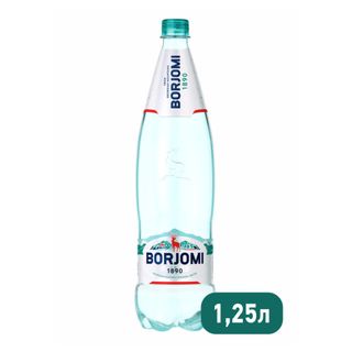Минеральная вода Borjomi, 1,25 л п/б