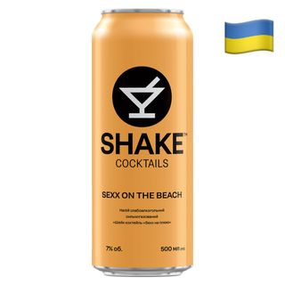 Напій Shake Sex на пляжі слабоалкогольний сильногазований 7% 0,5л