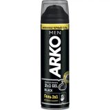 Гель для гоління Arko Black 2 в 1 200 мл