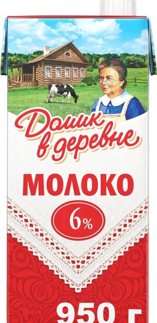 4690228004056 რძე სტერილ. დომიკ ვ დერევნე  6% 950გ