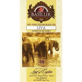 Чай чорний Basilur Лист Цейлону Ува 25 шт по 2 г