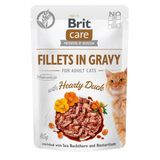 Brit Care Cat pouch з філе качки в соусі для котів, 85 г