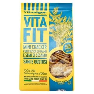 Міні-крекер з висівками та кунжутом ТМ VITAVIGOR 150 г