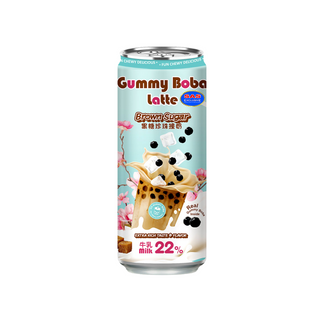 Կաթնային ըմպելիք «Gummy Boba Latte Brown Sugar» 470մլ
