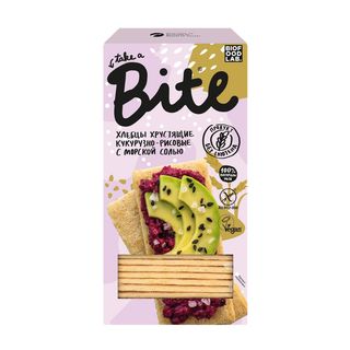 Хлебцы Bite Кукурузно-рисовые С Морской Солью 150 Г