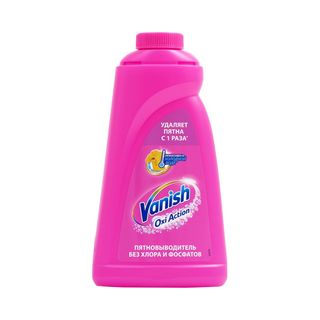 Vanish, Пятновыводитель Vanish 1Л Oxi Action Color, шт, ШК: 5900627006315