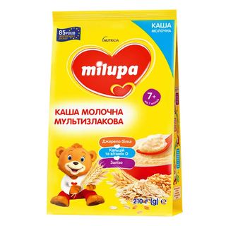 Молочна Суха Каша Milupa Мультизлакова 210 Г