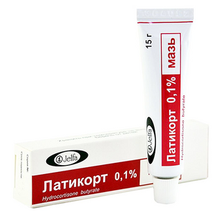 ლატიკორტი მალამო 0.1% 15გრ ტუბი #1  Laticort 0.1% ointment 15gr #1