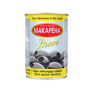 Makarena, Маслины Makarena 300Мл Черные Bravo Без Косточек, шт, ШК: 8437004890962