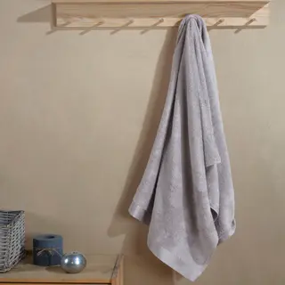 პირსახოცი - PURE BAMBOO TOWEL METAL GRAY 75X150