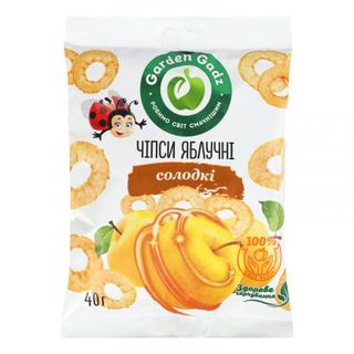 Чіпси яблучні солодкі Гадз 40 г