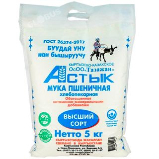 Мука Астык в/с 5кг- 0064