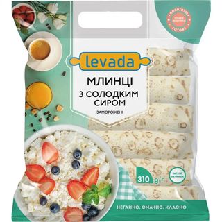 Млинці Levada з солодким сиром 310 г