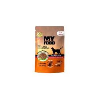 My Food კატა, ქათმის ღვიძლი ჟელეში - ზრდასრული 85 გრ.