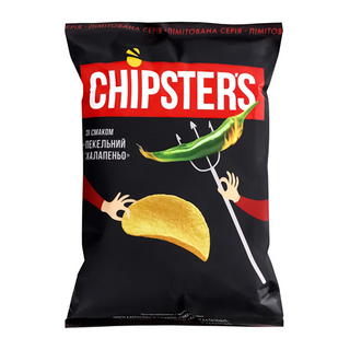 Чипси картопляні Chipster's Пекельний халапеньйо 100г