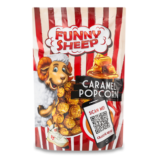 Попкорн Funny Sheep у карамелі 100г