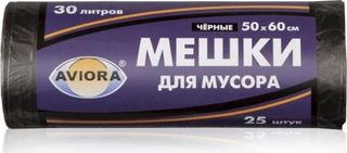 Мешки Aviora Для Мусора 30л*25шт Китай 4607006027169