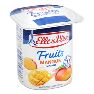 Десерт молочний Elle&Vire з манго 2,3% стакан 125г