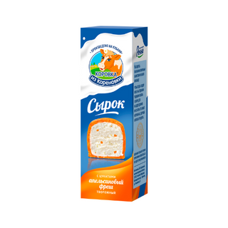 Сырок глаз.Коровка из Кореновки Апельсин с цукатами, 40 гр.