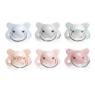 სუავინექსი - მატყუარა სილიკონის ანატომიური /0-6თვ/  #1 4007 SUAVINEX  ANA NIGHT SOOTHER S 0-6 M /4007