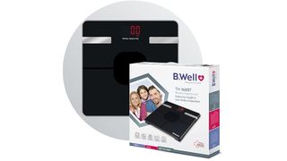 სასწორი ელექტრო B.Well ბიველი TH-168 ბლუთუზით 6843