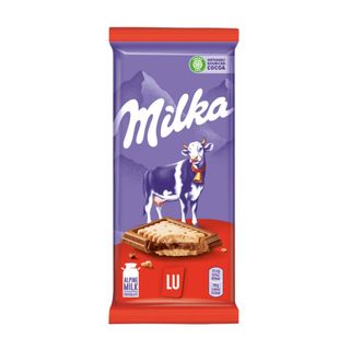 Шоколад Milka с печеньем Lu 87 г