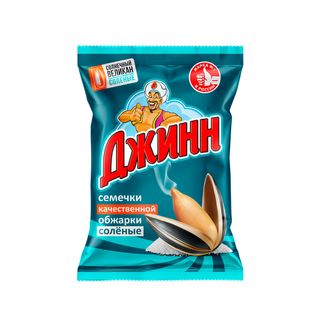 Семечки Джинн Солнечный Великан Соленые 200 Г Пак.-4630007401362