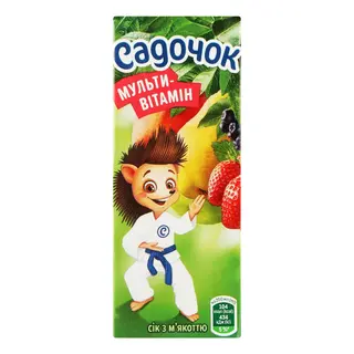 Сік САДОЧОК МультиВітамін /0,2л /27