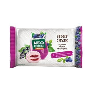 Зефир Neo Botanica Смузи черника-чёрная смородина, 280 гр.