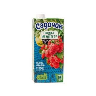 Сік 0,95 л Сaдoчoк Імуніті Яблучно-малиново-суничний  