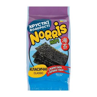 Чіпси норі Norris класичні 4г (48117)