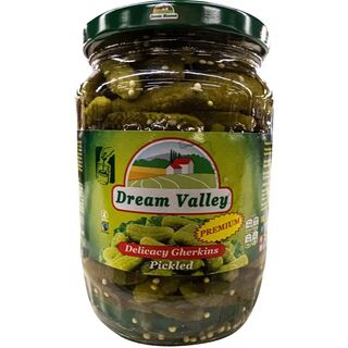 Корнішони Долина Бажань делікатесні мариновані з ліфтом 0,72 л