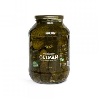 Огірки 1,5 кг Батальйон смаку мариновані ск/б