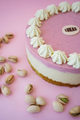 Торт Фісташка-малина