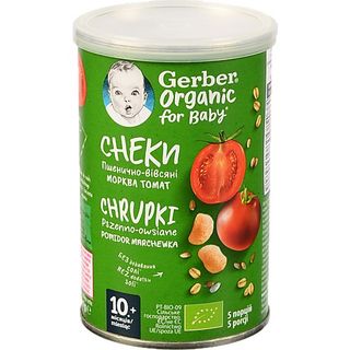 Чіпси Гербер 35г organik томат морква