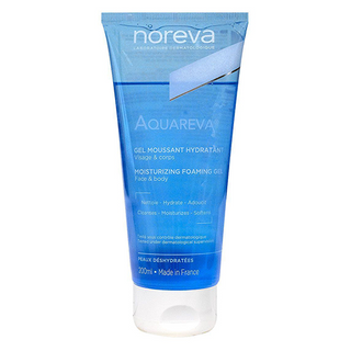 ნორევა - Aquareva სახე/ტანის გელ-ქაფი დასაბანი 200მლ 2814 Noreva - Aquareva Moisturizing Foaming Gel 200Ml 2814
