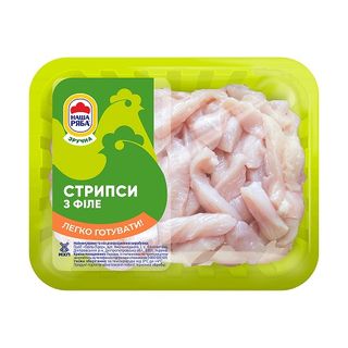 Стріпси Наша Ряба 500г з філе кур-бр н.ф охол