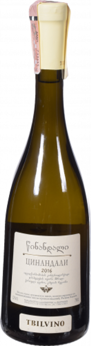 Вино Тбілвіно Цинандалі 0,75 л сух. біле