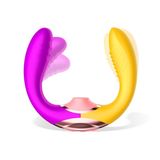 TWO LOVERS COUPLES VIBE 3IN1 FINGER AND SUCTION TONGUE USB (8436583797990)