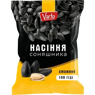 Насіння соняшника Varto смажене 100 г