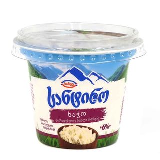 ხაჭო 6% 180გრ სანტინო