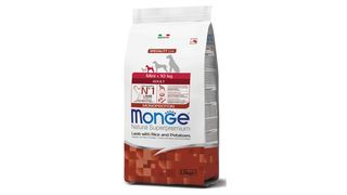 ( PLU 128 ) მონჯე მინი ზრდას ბატკანი ბრინჯით/კარტ 1კგ