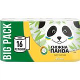 Папір туалетний Сніжна панда Aroma 2-x шаровий 16 шт