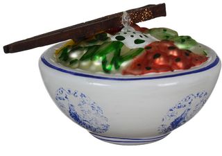 ნაძვის ხის სათამაშო, რამენი, მინა, 9 სმ