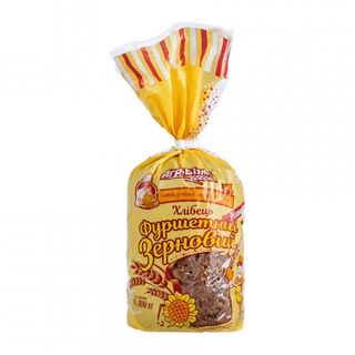 Хліб 400г Агробізнес Фуршетний зерновий різаний