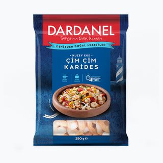 კრევეტები/ Dardanel/ პატარა ზომის კრევეტები 250გრ