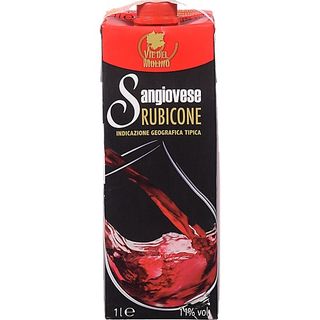 Вино Rubicone Via Del Molino Sangiovese 1 л т/пак 11% (Італія)