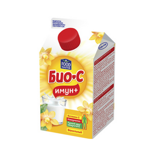 Йогурт питьевой БИО-С FoodMaster Ваниль 3,2%, 500мл